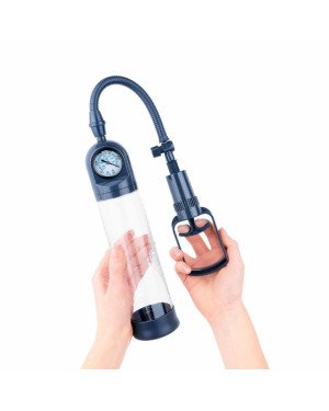 Вакуумна помпа для пеніса Boners Penispump With Pressure Gauge