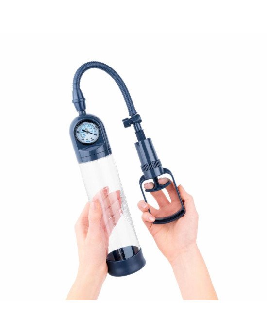 Вакуумна помпа для пеніса Boners Penispump With Pressure Gauge