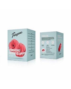Затискачі для сосків з вібрацією Teazers Vibrating Nipple Clamps