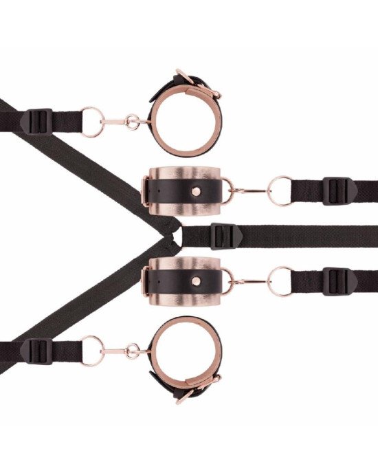 Фіксатор рук і ніг для ліжка Rosy Gold - Under-Mattress Restraint Set Фіксатор рук і ніг для ліжка Rosy Gold - Under-Mattress Restraint Set