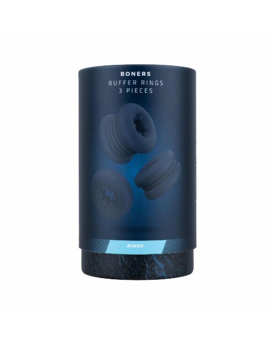 Набір ерекційних кілець Boners Buffer Rings 3 шт Набір ерекційних кілець Boners Buffer Rings 3 шт