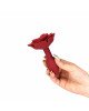 Силіконова анальна пробка Lux Active с розой - Red Rose Silicone Anal Plug Силіконова анальна пробка Lux Active с розой - Red Rose Silicone Anal Plug