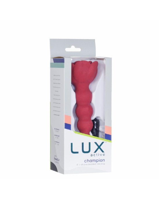 Анальний ланцюжок Lux Active с розой - Champion Rose