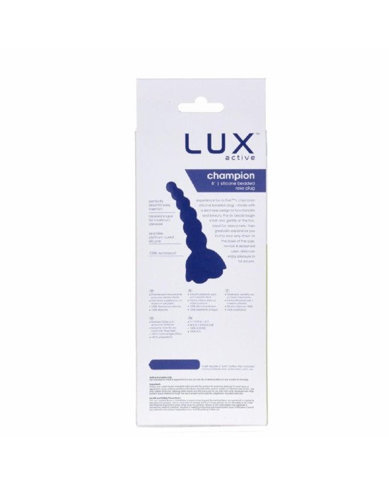 Анальний ланцюжок Lux Active с розой - Champion Rose