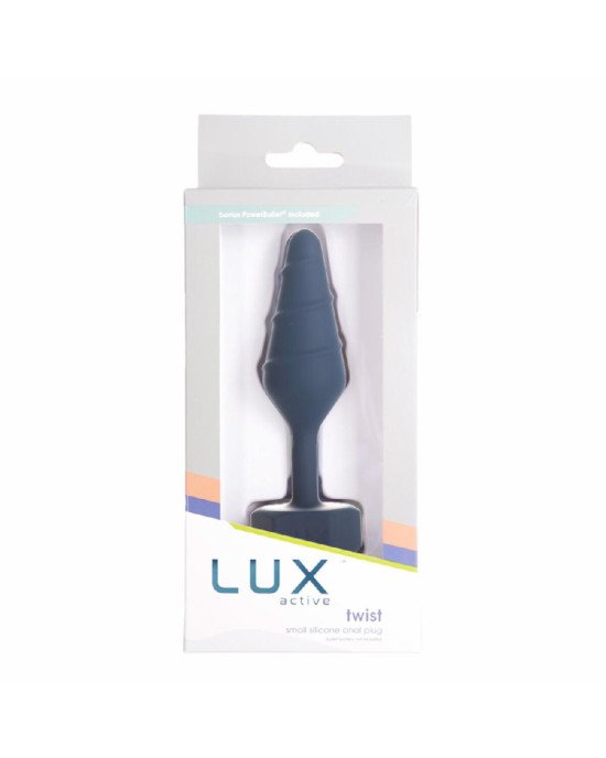 Анальна пробка Lux Active Twist Plug Small Blue