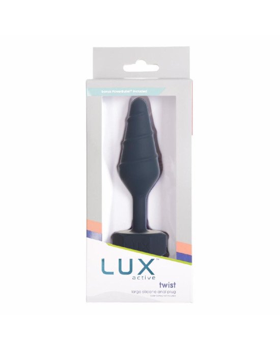 Анальна пробка Lux Active Twist Plug Large Blue