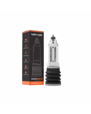 Гідропомпа Bathmate Hydromax 6 Clear, для члена довжиною від 10 до 15 см, діаметр до 5,2 см Гідропомпа Bathmate Hydromax 6 Clear, для члена довжиною від 10 до 15 см, діаметр до 5,2 см