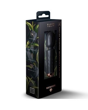 Вібромасажер Rocks Off Mini Wand Black Tulip, 16 режимів Вібромасажер Rocks Off Mini Wand Black Tulip, 16 режимів