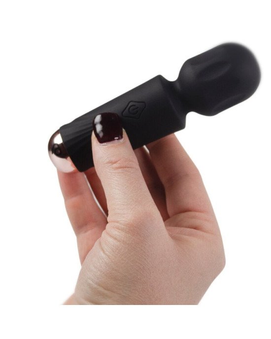 Вібромасажер Rocks Off Mini Wand Black Tulip, 16 режимів Вібромасажер Rocks Off Mini Wand Black Tulip, 16 режимів