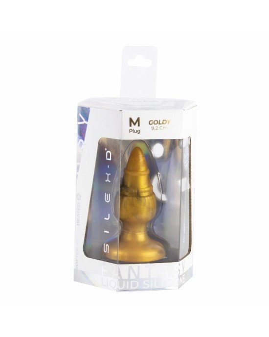 Анальна пробка SilexD Fantasy - Goldy M Plug Анальна пробка SilexD Fantasy - Goldy M Plug