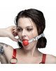 Кляп силіконовий Feral Feelings Silicon Ball Gag White/Red, білий ремінець, червона кулька Кляп силіконовий Feral Feelings Silicon Ball Gag White/Red, білий ремінець, червона кулька