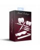 Набір Feral Feelings BDSM Kit 5 White, наручники, поножі, хрестовина, маска, падл Набір Feral Feelings BDSM Kit 5 White, наручники, поножі, хрестовина, маска, падл