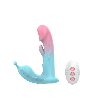 Вібратор Loviss Becky Trigger Panty Vibrator, носимий, вібрація + манливий рух, пульт ДК