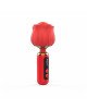 Вібромасажер Loviss Rose Mini Massage Wand Vibrator, головка у вигляді троянди, 9 режимів Вібромасажер Loviss Rose Mini Massage Wand Vibrator, головка у вигляді троянди, 9 режимів