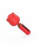 Вібромасажер Loviss Rose Mini Massage Wand Vibrator, головка у вигляді троянди, 9 режимів Вібромасажер Loviss Rose Mini Massage Wand Vibrator, головка у вигляді троянди, 9 режимів