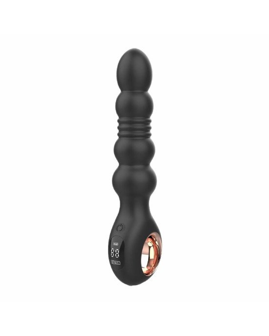 Анальний вібратор з пульсацією Loviss Thor Thrusting Anal Plug, 2 мотори Анальний вібратор з пульсацією Loviss Thor Thrusting Anal Plug, 2 мотори