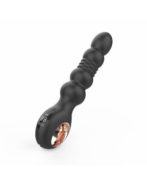 Анальний вібратор з пульсацією Loviss Thor Thrusting Anal Plug, 2 мотори