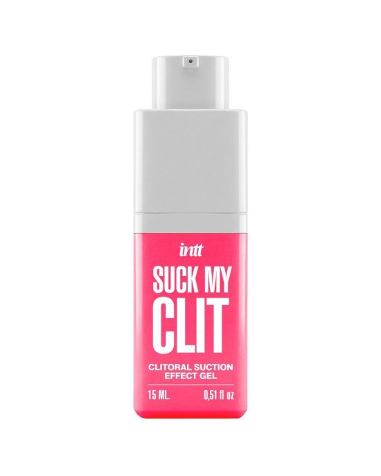 Смоктайзер для клітора Intt Suck My Clit Wild Strawberry (15 мл), полуниця, гель з ефектом посмоктування Смоктайзер для клітора Intt Suck My Clit Wild Strawberry (15 мл), полуниця, гель з ефектом посмоктування