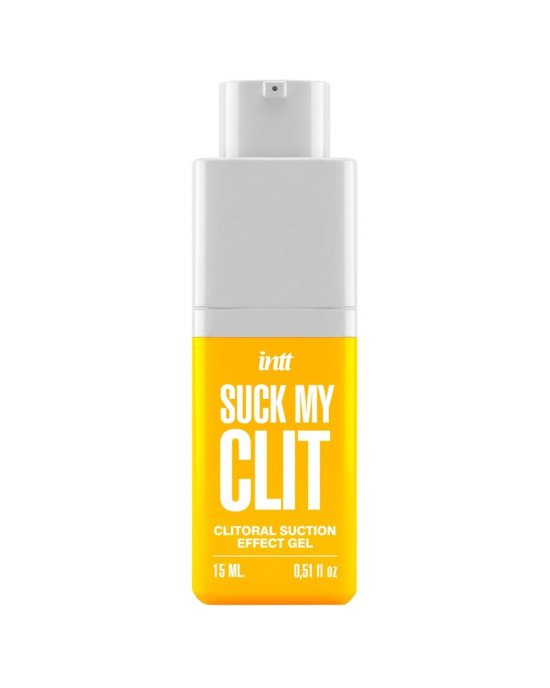 Смоктайзер для клітора Intt Suck My Clit Tropical Mango (15 мл), манго, гель з ефектом посмоктування Смоктайзер для клітора Intt Suck My Clit Tropical Mango (15 мл), манго, гель з ефектом посмоктування