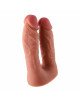 Подвійний фалоімітатор для секс-машин Hismith Silicone Double Penetrator Dildo, система KlicLok Подвійний фалоімітатор для секс-машин Hismith Silicone Double Penetrator Dildo, система KlicLok