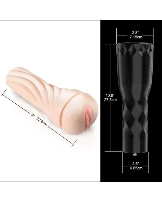 Мастурбатор з вібрацією Hismith Male Masturbation Cup, сумісний з секс-машинами бренду Мастурбатор з вібрацією Hismith Male Masturbation Cup, сумісний з секс-машинами бренду