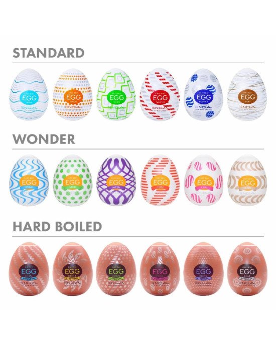 Мастурбатор-яйце Tenga Egg Wavy Мастурбатор-яйце Tenga Egg Wavy