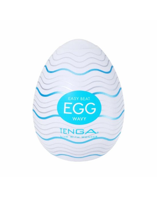 Мастурбатор-яйце Tenga Egg Wavy Мастурбатор-яйце Tenga Egg Wavy