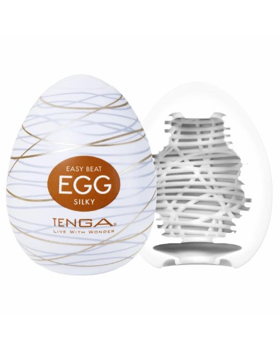 Мастурбатор-яйце Tenga Egg Silky Мастурбатор-яйце Tenga Egg Silky
