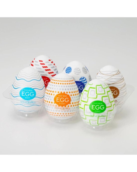 Набір мастурбаторів-яєць Tenga Egg Variety Pack - Standard (6 шт) Набір мастурбаторів-яєць Tenga Egg Variety Pack - Standard (6 шт)