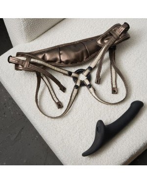 Трусики для страпону Strap-On-Me Leatherette Harness DESIROUS - NEW DESIGN