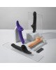 Вібронасадка для страпону з вакуумною стимуляцією Strap-On-Me Multi Orgasm Dildo M Purple Вібронасадка для страпону з вакуумною стимуляцією Strap-On-Me Multi Orgasm Dildo M Purple