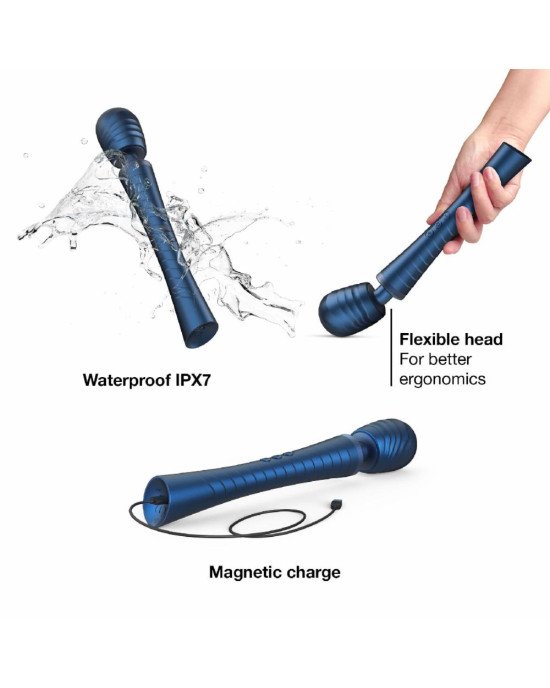 Вібромасажер MAN.WAND EDGY Stellar Blue Вібромасажер MAN.WAND EDGY Stellar Blue