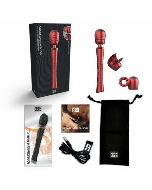 Вібромасажер MAN.WAND EDGY Velvet Red Вібромасажер MAN.WAND EDGY Velvet Red