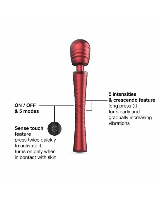 Вібромасажер MAN.WAND EDGY Velvet Red Вібромасажер MAN.WAND EDGY Velvet Red