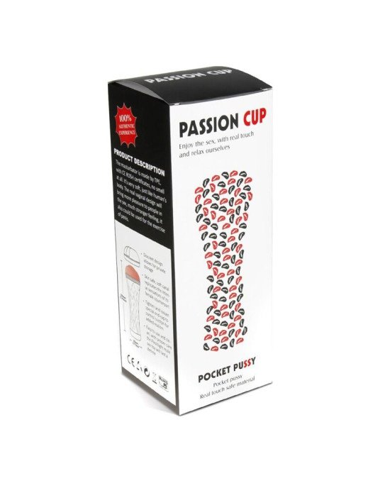Мастурбатор з вібрацією Passion Cup - Vagina Мастурбатор з вібрацією Passion Cup - Vagina
