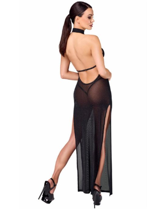 Сукня Noir Handmade F372 Onyx Twin-slit Long dress S Сукня Noir Handmade F372 Onyx Twin-slit Long dress S
