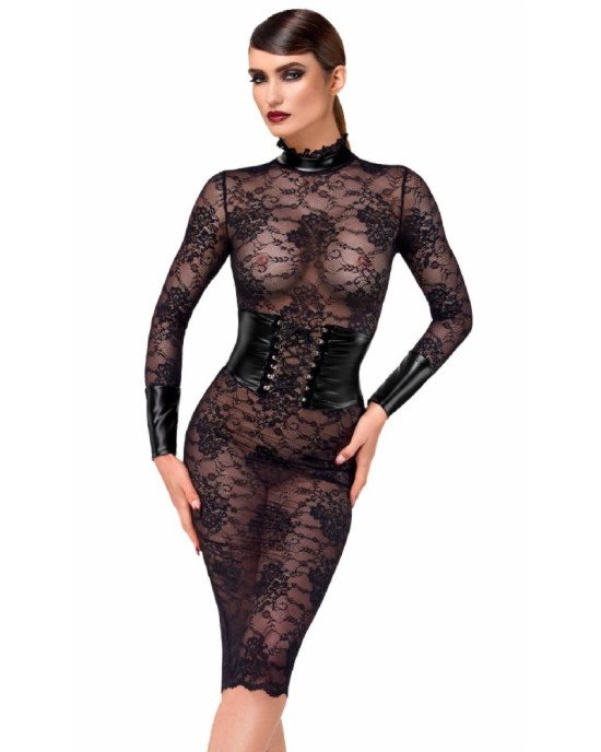 Сукня Noir Handmade F375 Noirelle Lace Corset Midi dress XS Сукня Noir Handmade F375 Noirelle Lace Corset Midi dress XS