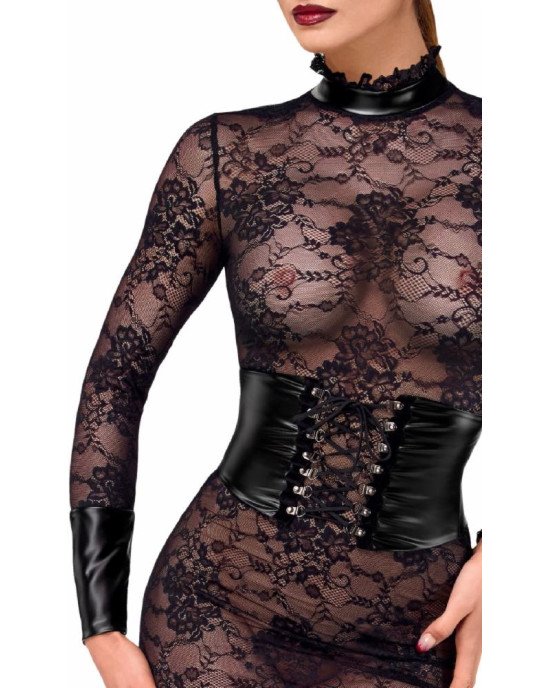 Сукня Noir Handmade F375 Noirelle Lace Corset Midi dress XS Сукня Noir Handmade F375 Noirelle Lace Corset Midi dress XS