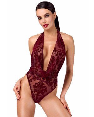Боді Noir Handmade F386 Kink Royal cascade bodysuit M