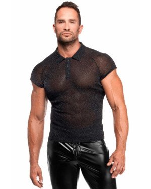 Чоловіче поло Noir Handmade H082 Onyx veil polo S
