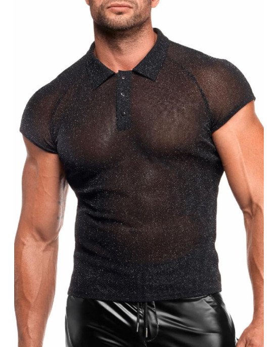 Чоловіче поло Noir Handmade H082 Onyx veil polo S