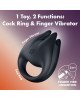 Вібратор на палець та ерекційне кільце 2в1 Satisfyer Perfect Pair 1 Вібратор на палець та ерекційне кільце 2в1 Satisfyer Perfect Pair 1