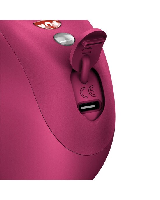 Вакуумний стимулятор Fun Factory MEA Wine Red, унікальні режими, функція посторгазм