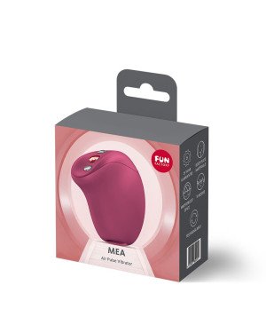 Вакуумний стимулятор Fun Factory MEA Wine Red, унікальні режими, функція посторгазм