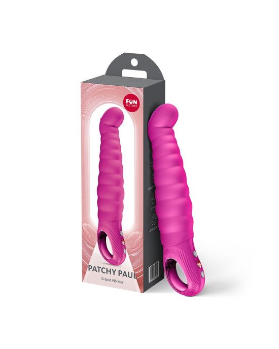 Вібратор точки G Fun Factory PATCHY PAUL Magenta, гнучкий, 12 режимів