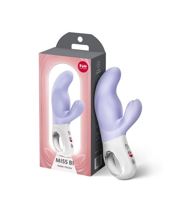 Вібратор-кролик Fun Factory MISS BI Purple, 2 незалежні мотори, діаметр 4,2 см