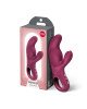 Вібратор-кролик Fun Factory MISS BI Wine Red, 2 незалежні мотори, діаметр 4,2 см