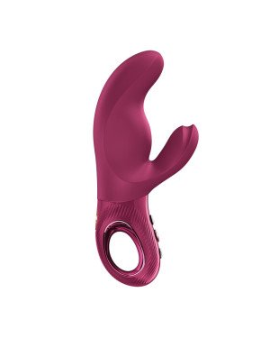 Вібратор-кролик Fun Factory MISS BI Wine Red, 2 незалежні мотори, діаметр 4,2 см