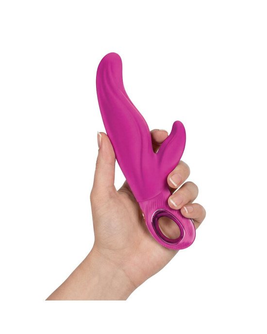 Вібратор-кролик для точки А Fun Factory LADY BI Magenta, 2 мотори, 12 режимів Вібратор-кролик для точки А Fun Factory LADY BI Magenta, 2 мотори, 12 режимів
