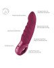 Пульсатор Fun Factory Stronic Deep, Wine Red, 8 режимів роботи, перезаряджуваний Пульсатор Fun Factory Stronic Deep, Wine Red, 8 режимів роботи, перезаряджуваний